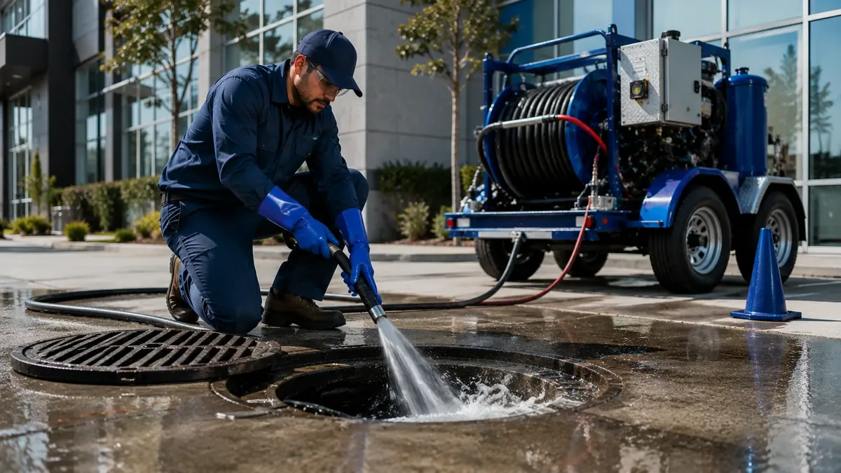 Commercial Hydro Jet Drain Cleaning in Verdugo City