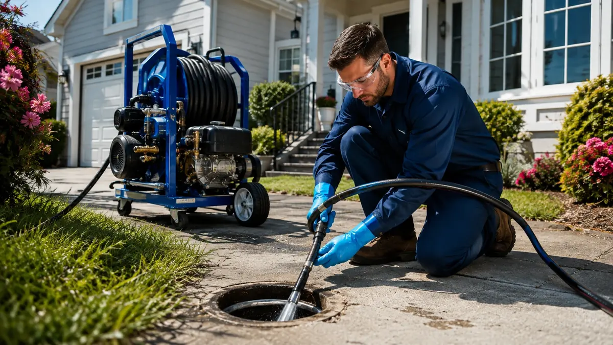 Residential Hydro Jet Drain Cleaning in Verdugo City