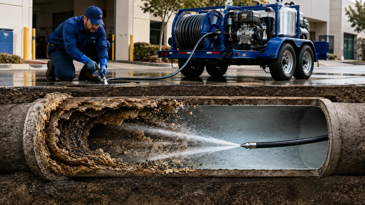 Sewer Pipe Descaling in Verdugo City